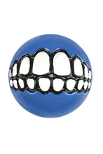 Load image into Gallery viewer, Rogz Grinz Dog Ball (Blue) (6.4cm)
