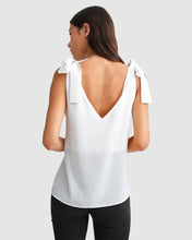 Load image into Gallery viewer, Feel For You V-Neck Top - White