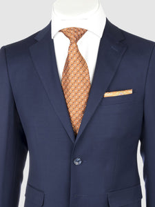Porto French Blue, Slim Fit, Pure Wool Suit