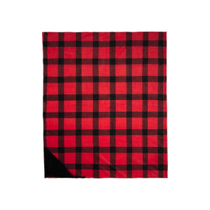 Avenue Buffalo Ultra Plush Plaid Blanket (Red) (One Size)