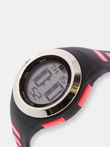 Skechers Watch SR2019 Tennyson Digital Display, Chronograph, Water Resistant, Backlight, Alarm, Black/Pink