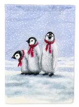 Load image into Gallery viewer, 11 x 15 1/2 in. Polyester Penguins by Daphne Baxter Garden Flag 2-Sided 2-Ply
