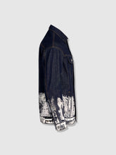 Load image into Gallery viewer, Longer Indigo Denim Jacket with Mercury Foil