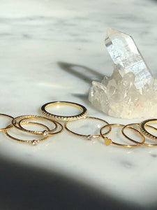 Gold Filled - Delicate Wire Stack Ring