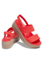 Load image into Gallery viewer, Womens/Ladies Brooklyn Sandals - Red