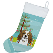 Load image into Gallery viewer, Christmas Tree and Cavalier Spaniel Christmas Stocking