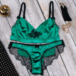 Leo Band Emerald Bra