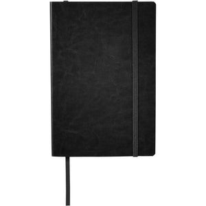 Journalbooks A5 PU Leather Notebook (Solid Black) (One Size)