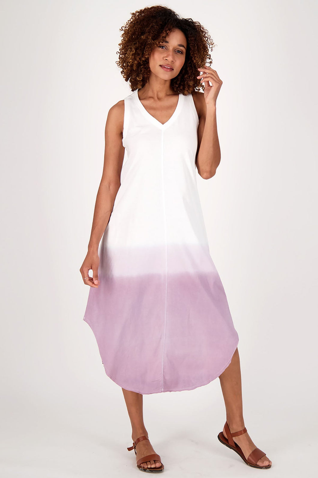 Easy To Love Midi Dress In Lilac Dip