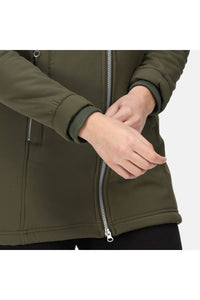 Regatta Womens/Ladies Sunaree Softshell Jacket (Dark Khaki)