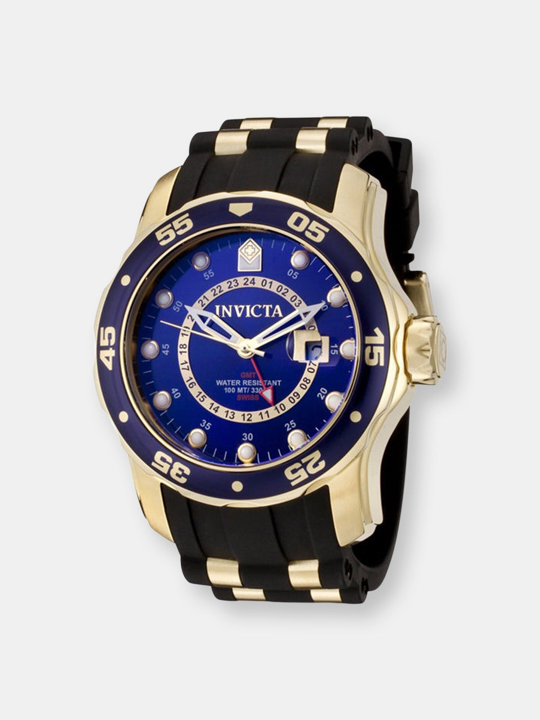 Invicta Men's Pro Diver 6993 Gold Rubber Quartz Dress Watch