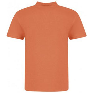 Awdis Mens Piqu Cotton Short-Sleeved Polo Shirt (Mango Orange)