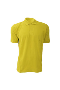 Russell Mens 100% Cotton Short Sleeve Polo Shirt (Yellow)