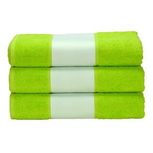 A&R Towels Subli-Me Hand Towel (Lime Green) (One Size)