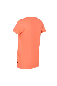 Womens/Ladies Filandra IV Graphic T-Shirt - Coral