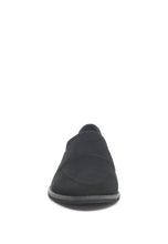 Load image into Gallery viewer, Zofia Black Suede Penny Loafers