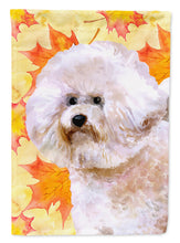 Load image into Gallery viewer, Bichon Frise #2 Fall Garden Flag 2-Sided 2-Ply
