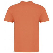 Load image into Gallery viewer, Awdis Mens Piqu Cotton Short-Sleeved Polo Shirt (Mango Orange)