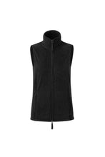 Load image into Gallery viewer, Womens/Ladies Artisan Fleece Vest - Black