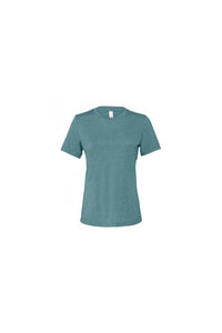 Bella + Canvas Womens/Ladies Jersey Short-Sleeved T-Shirt (Deep Teal Heather)