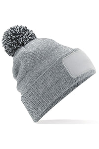 Beechfield® Unisex Adults Snowstar Printers Beanie (Heather Gray/Black)