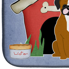Load image into Gallery viewer, 14 in x 21 in Dog House Collection Flashy Fawn Boxer Dish Drying Mat