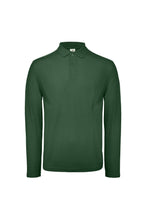 Load image into Gallery viewer, B&amp;C ID.001 Mens Long Sleeve Polo (Racing Green)