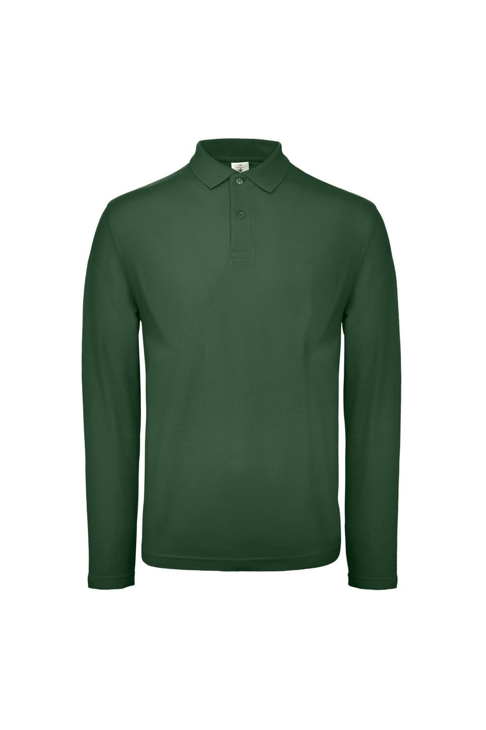 B&C ID.001 Mens Long Sleeve Polo (Racing Green)