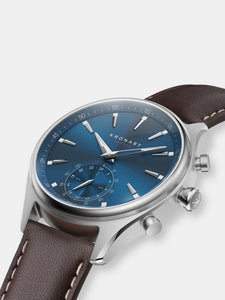 Kronaby Sekel S3120-1 Brown Leather Automatic Self Wind Smart Watch