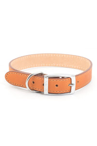 Ancol Leather Dog Collar (Tan) (16 Inch)