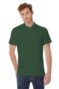 B&C ID.001 Mens Short Sleeve Polo Shirt (Bottle Green)