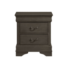 Load image into Gallery viewer, Renly 2-Drawer Stained Gray Nightstand