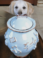Load image into Gallery viewer, Dog Treat Jar - French White