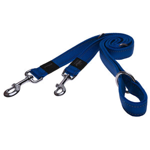 Rogz Utility Reflective Dog Lead (Blue) (1.6m x 20mm)