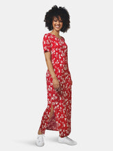 Load image into Gallery viewer, Eva Maxi Dress in Casanova Cherry