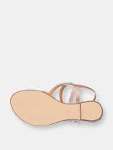 Load image into Gallery viewer, Selena Rose Gold Flat Sandals