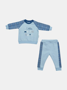 Blue 2PC Little Climber Outfit Sets