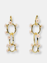Load image into Gallery viewer, Dancing Flower Loop Earrings - Pink