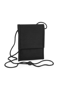 Recycled Neck Pouch - Black