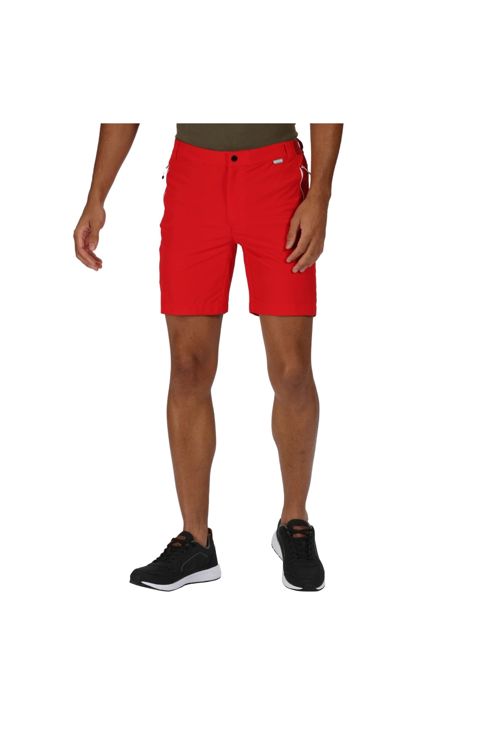 Mens Walking Shorts - Chinese Red