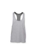 Load image into Gallery viewer, Skinnifit Mens Plain Sleeveless Muscle Vest (Heather Grey)