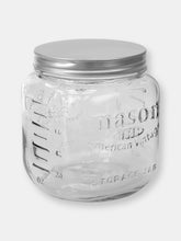 Load image into Gallery viewer, 90 oz.  Medium Mason Glass Canister, Clear