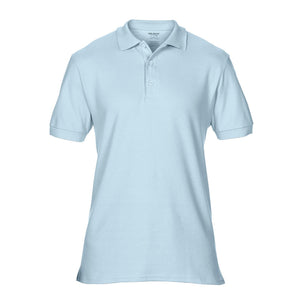 Gildan Mens Premium Cotton Sport Double Pique Polo Shirt (Chambray)