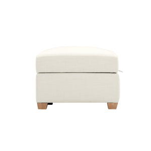 Cailyn Storage Ottoman - Linen