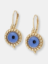 Load image into Gallery viewer, Evil Eye Cabochon Earrings