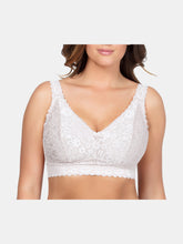 Load image into Gallery viewer, Adriana Wire-Free Lace Bralette - Pearl white