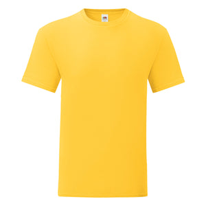 Fruit Of The Loom Mens Iconic T-Shirt (Pack of 5) (Sunflower Yellow)