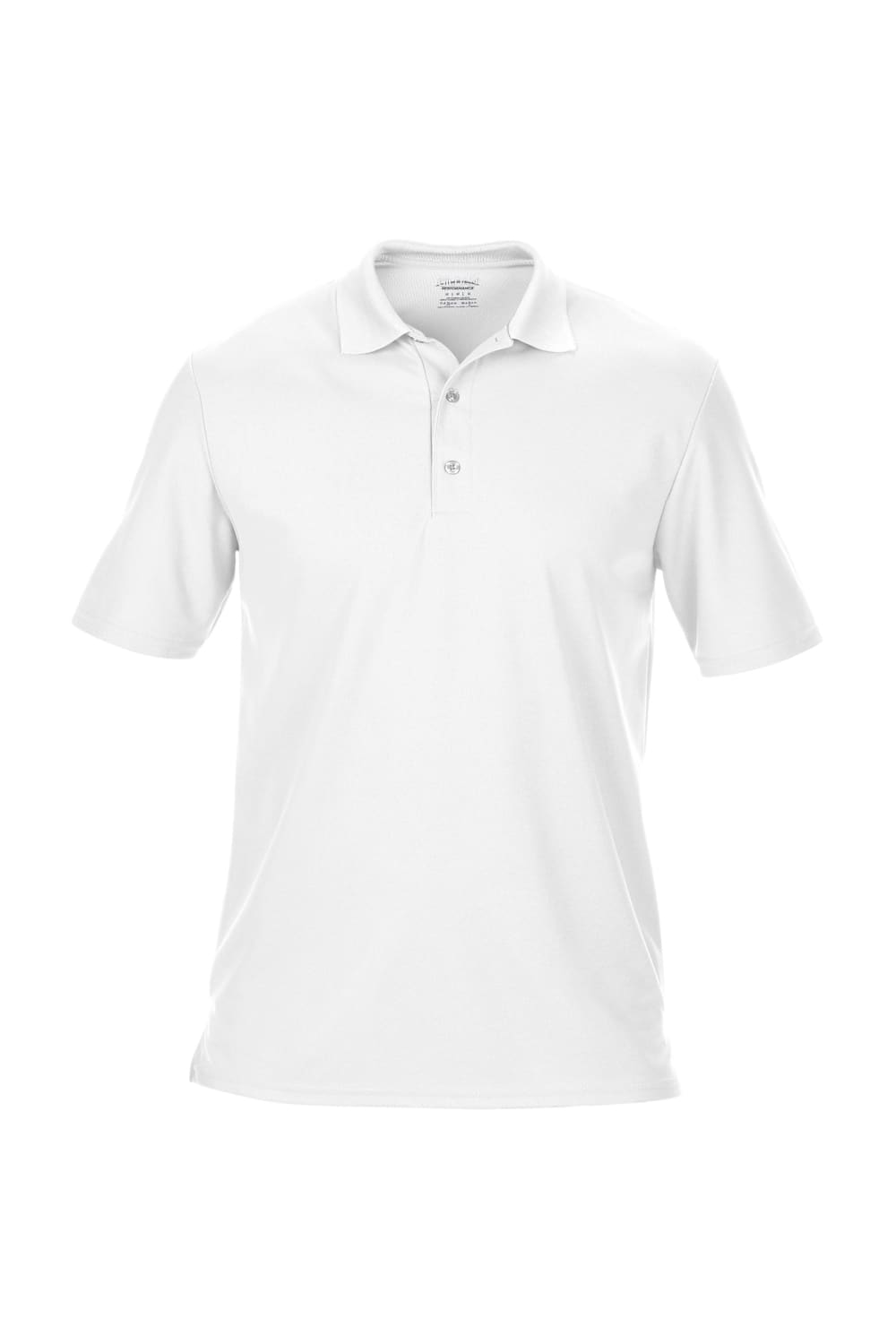 Gildan Mens Double Pique Short Sleeve Sports Polo Shirt (White)