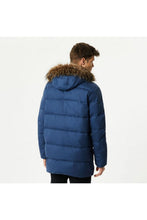 Load image into Gallery viewer, Angaros Mens Winter Parka Jacket (Dark Denim)