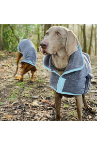 Henry Wag Drying Dog Coat (Gray) (25in)